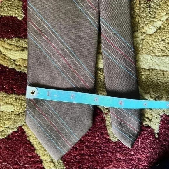 Dior Men’s Chocolate Brown Tie - Picture 8 of 9